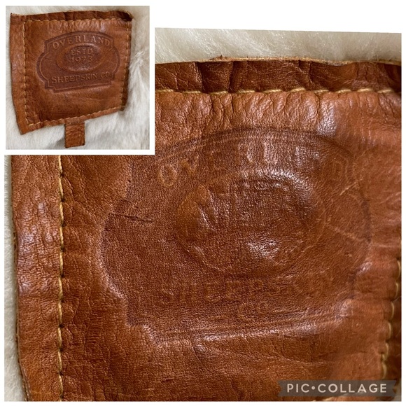 Vintage Overland Sheepskin Longline Coat Genuine Shearling Boho Western Winter - Picture 13 of 15